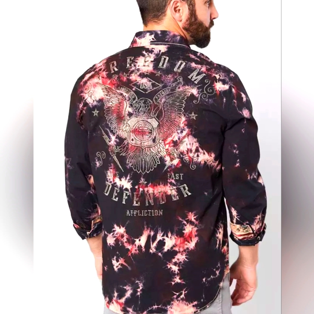 Affliction 3xl long sleeve shirt